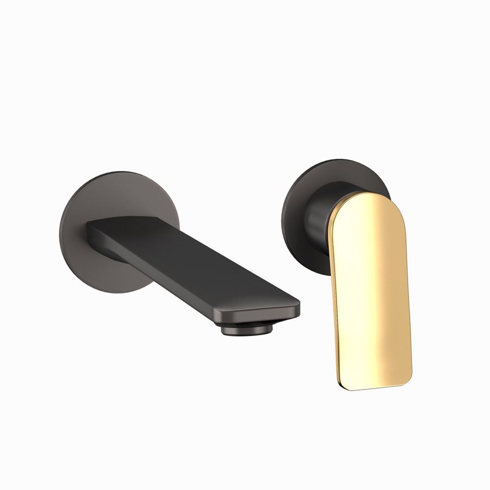 Lever: Gold Matt PVD | Body: Black Chrome Matt