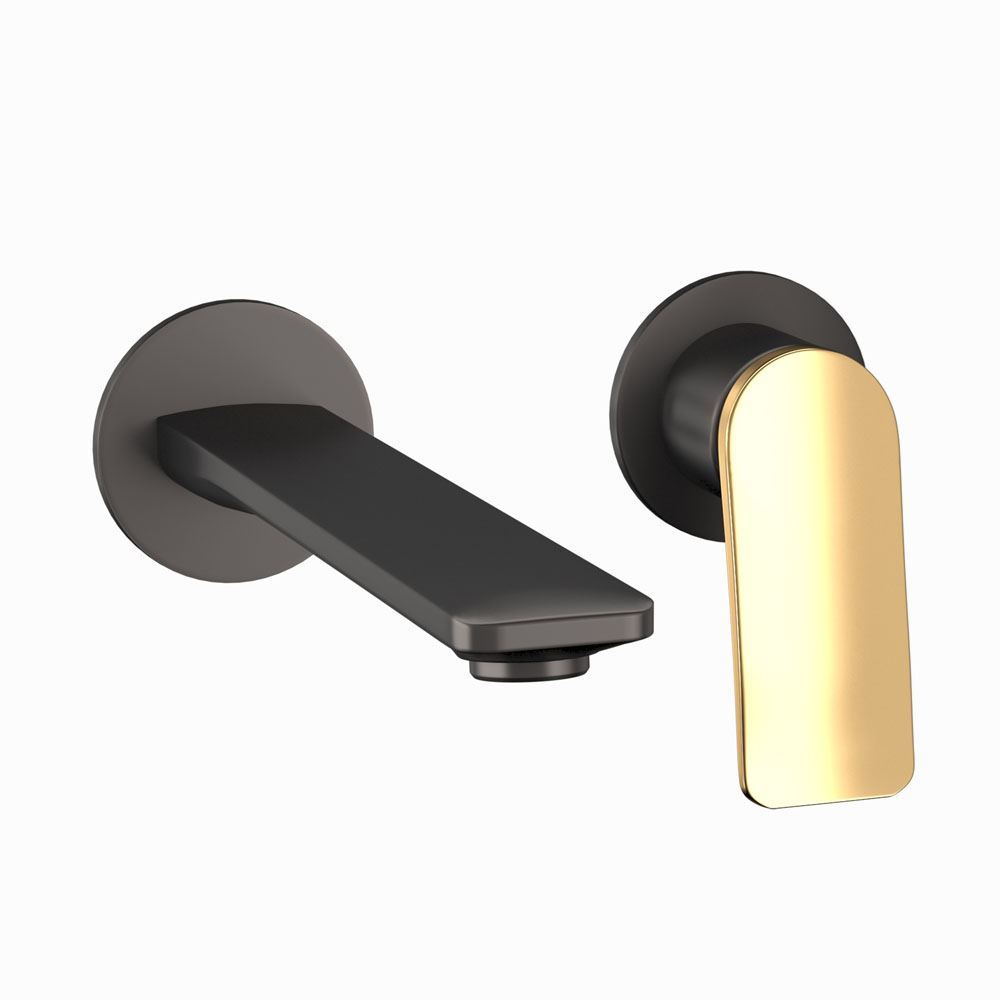 Lever: Gold Matt PVD | Body: Black Chrome Matt