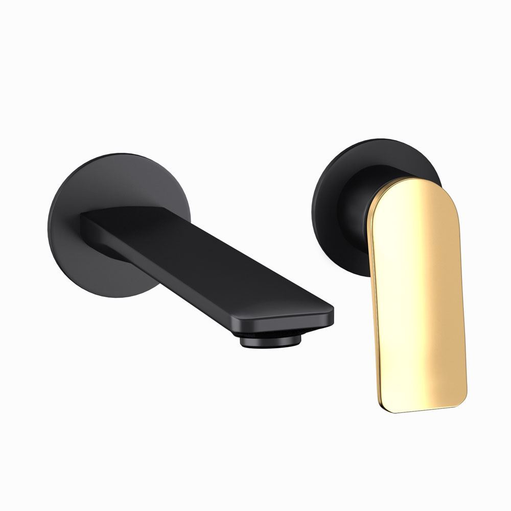 Lever: Gold Matt PVD | Body: Black Matt