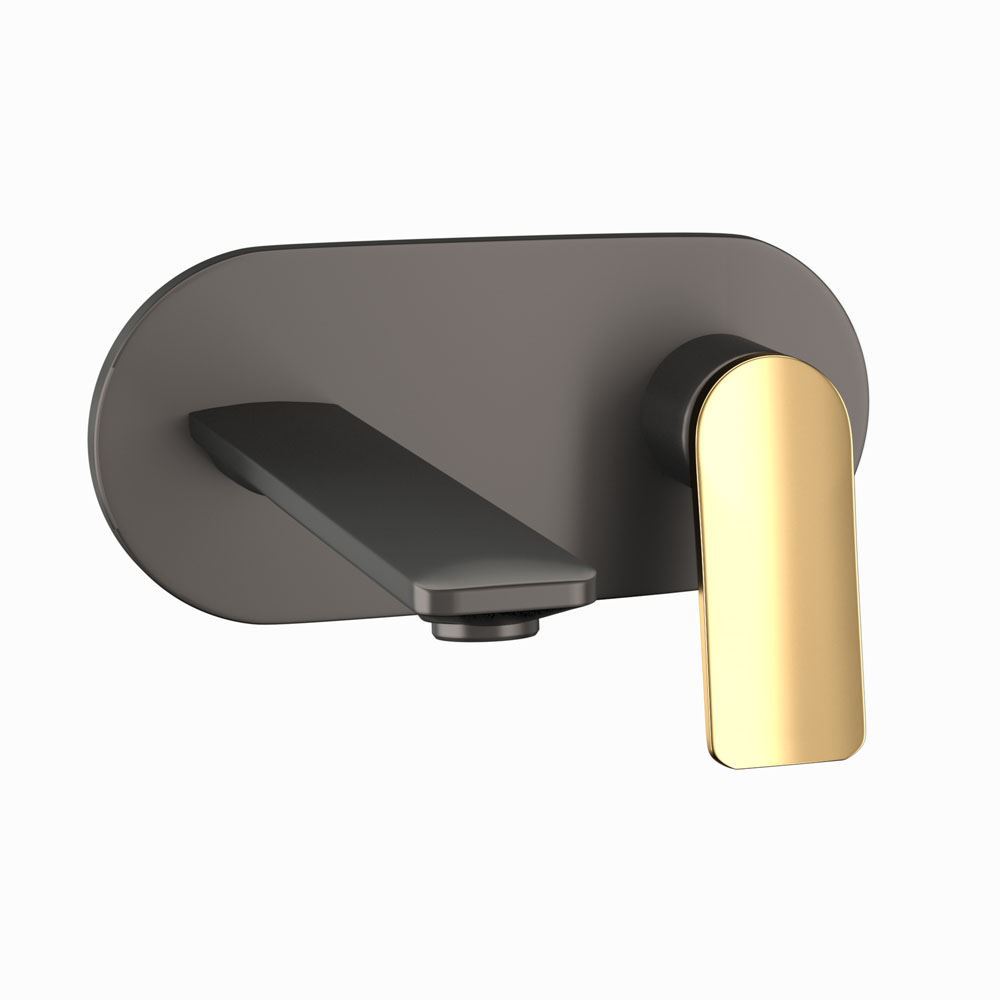 Lever: Gold Matt PVD | Body: Black Chrome Matt