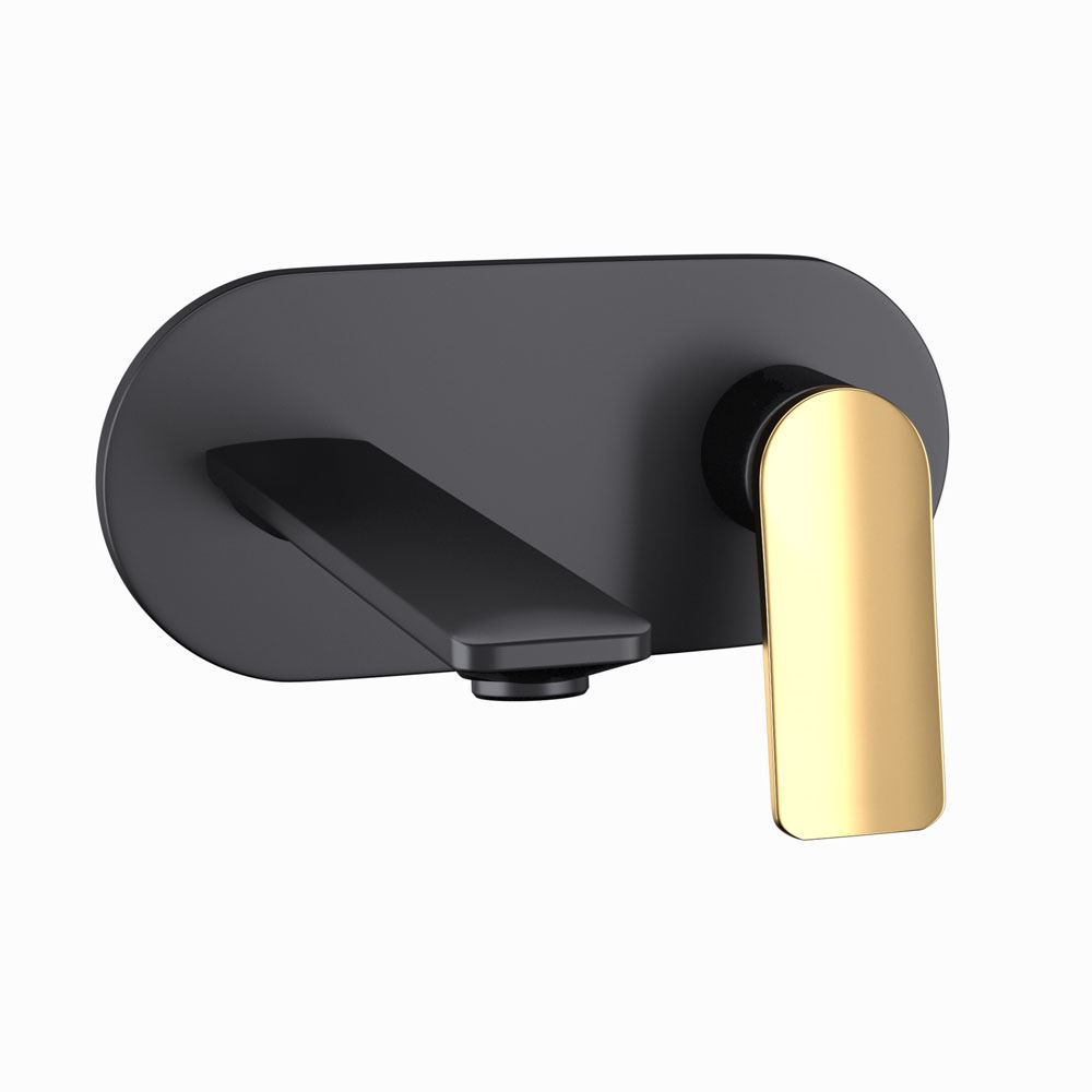 Lever: Gold Matt PVD | Body: Black Matt