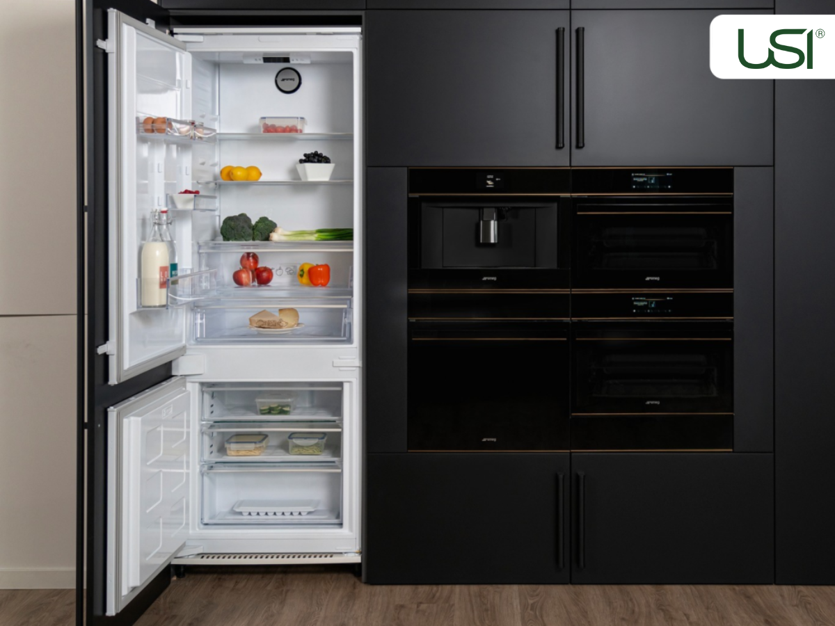 USI Tủ Lạnh Smeg một cửa màu đen