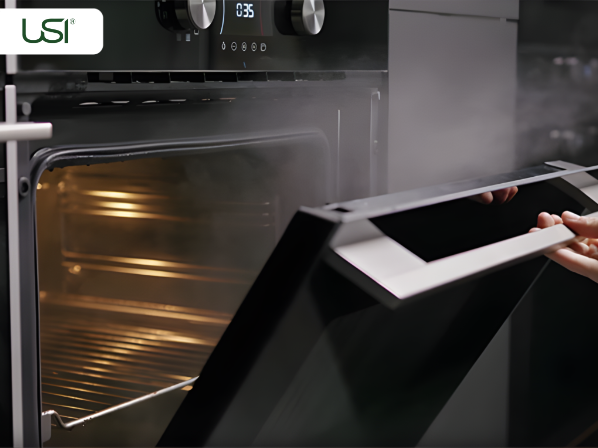 USI tại sao lò nướng bốc khói khi sử dụng