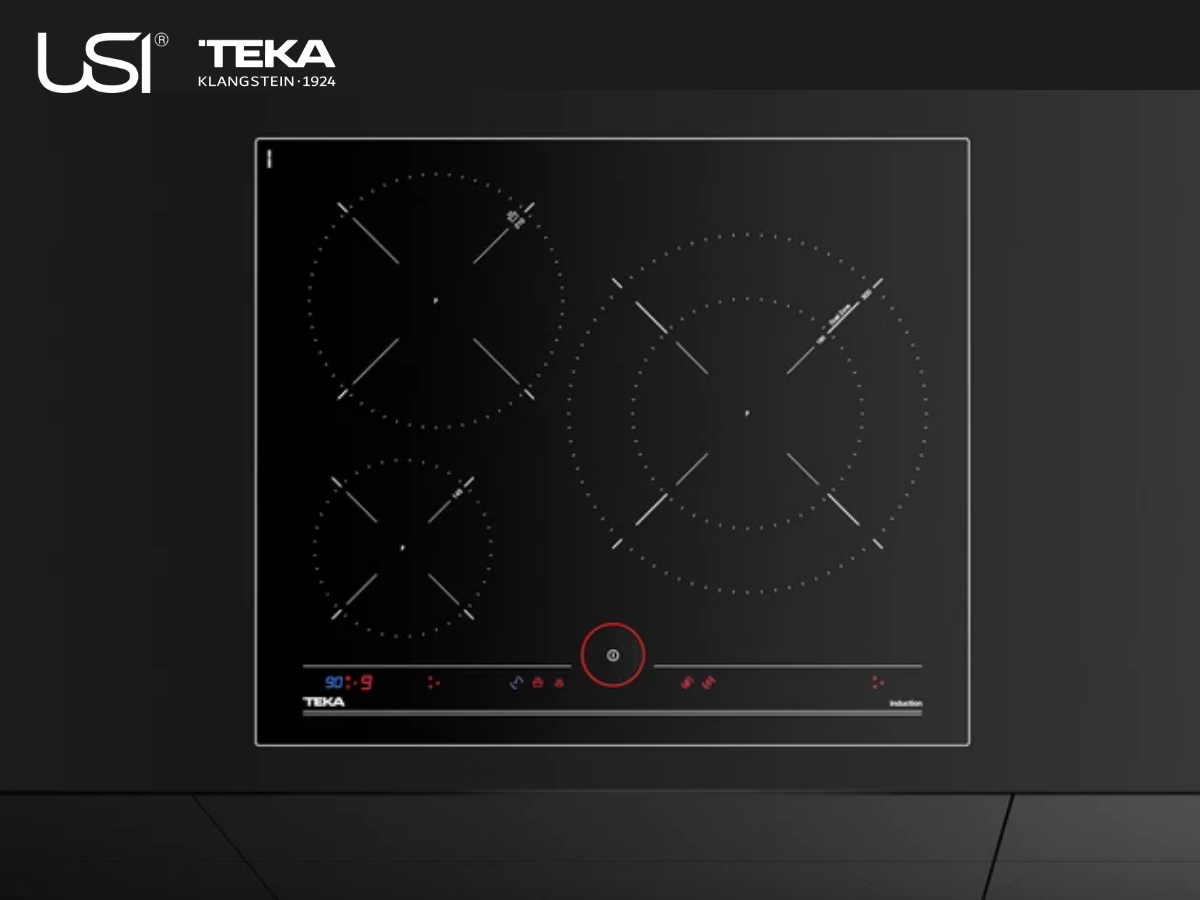 USI bếp từ Teka 3 vùng nấu iKnob cao cấp