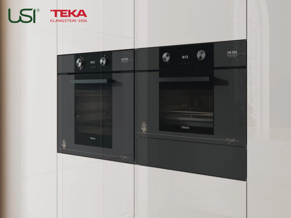 USI Lò Nướng Teka màu đen cao cấp
