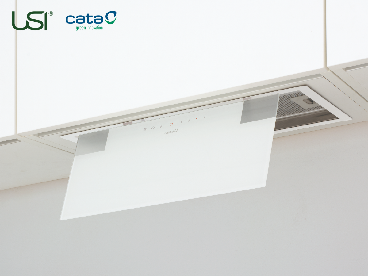 USI máy hút mùi âm tủ Cata GC DUAL 75 BK