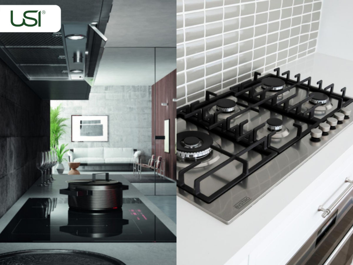 USI so sánh bếp từ và bếp gas