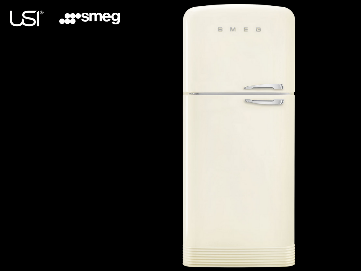 USI tủ lạnh Smeg ngăn trên đá ngăn dưới mát