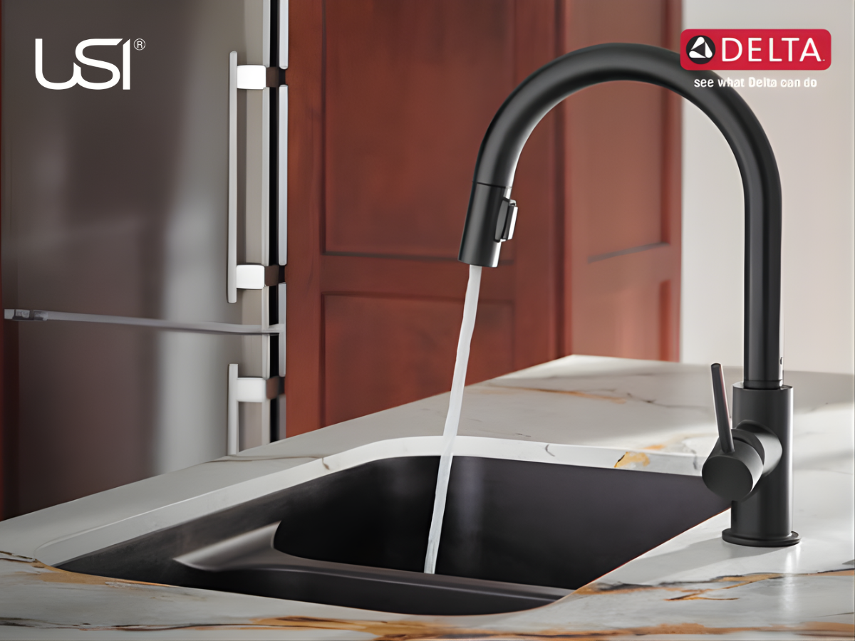 USI vòi bếp Delta chức năng nóng lạnh cao cấp